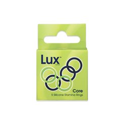 LUX Active – Core – 5 Silicone Stamina Rings bigger version